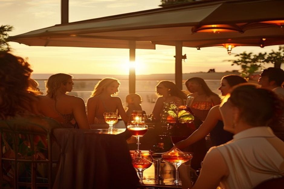 L'Incanto dell'Aperitivo al Tramonto: Come la Fotografia Cattura la Nuova Dolce Vita Italiana