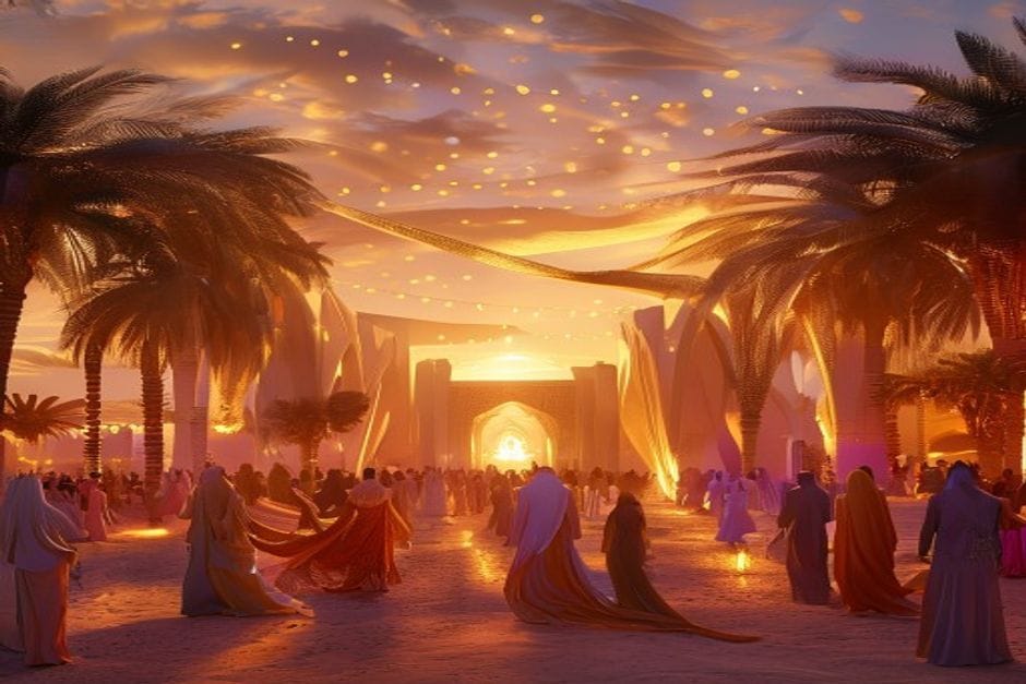 سحر الصحراء في عدسة المصور: أحدث صيحات فعاليات الشرق الأوسط الفاخرة