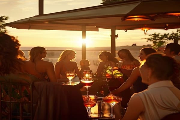 L'Incanto dell'Aperitivo al Tramonto: Come la Fotografia Cattura la Nuova Dolce Vita Italiana